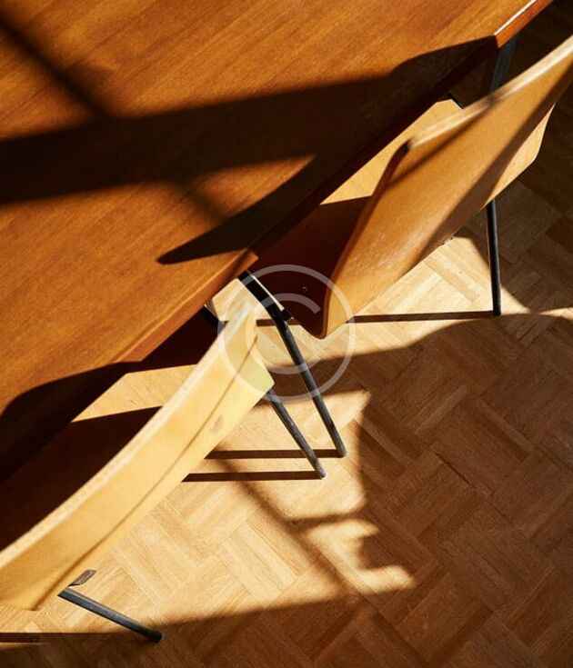 Classic parquet oak flooring